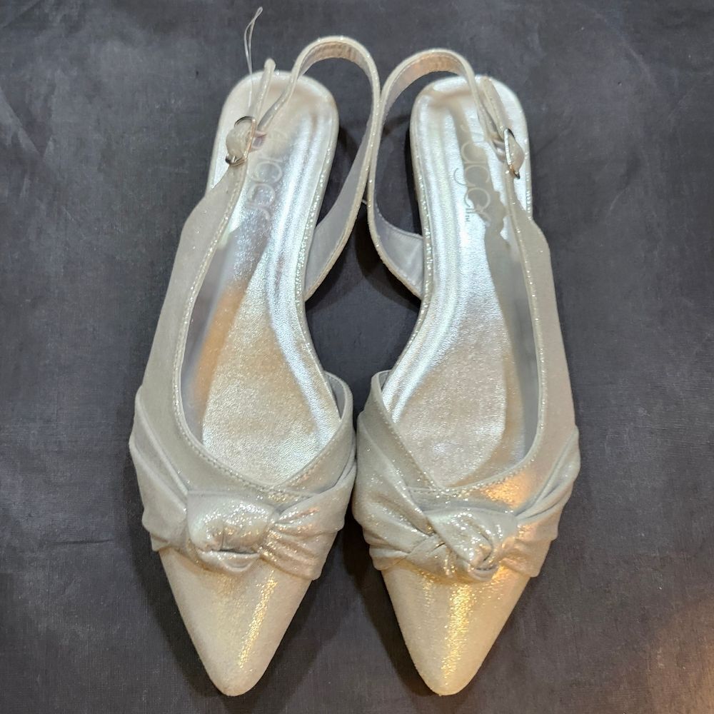 BRAND NEW SUGAR LAFAYETTE SLINGBACK BOWNOT WOMEN'S FLAT